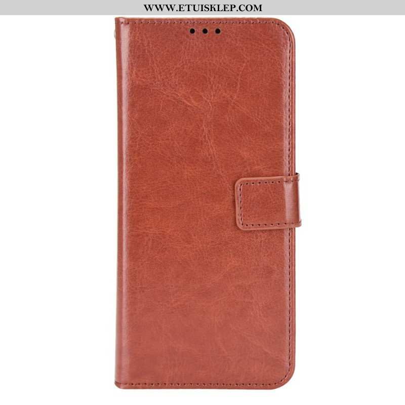 Etui Folio do Xiaomi Redmi Note 11 / 11S Błyszcząca Sztuczna Skóra